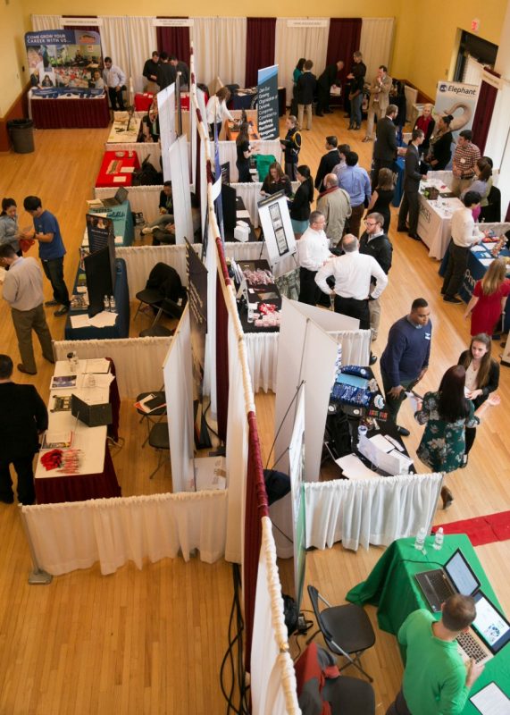 Career fairs hosted by Career and Professional Development at Virginia